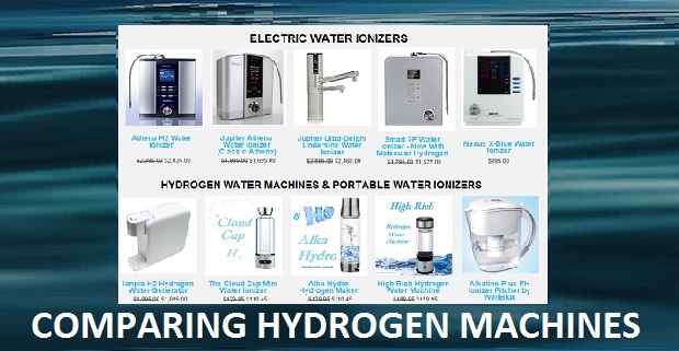 Comparing Types of Hydrogen Water Machines