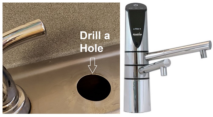 Drill a hole