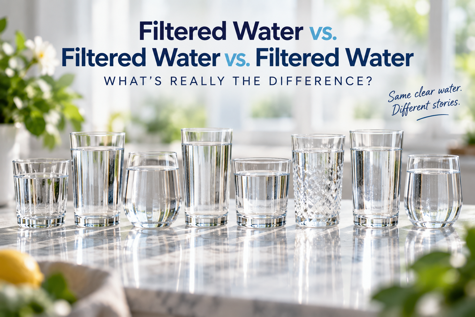 Water Filtration Comparisons Water Filtration Comparisons
