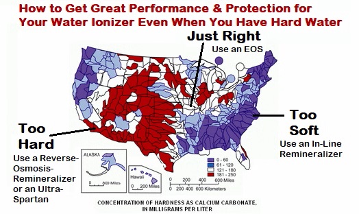 How to Get Great Performance & Protection for Your Water Ionizer Even When You Have Hard Water