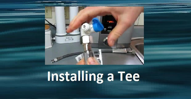 Water Ionizer and Water Filter Installation: Installing a Tee