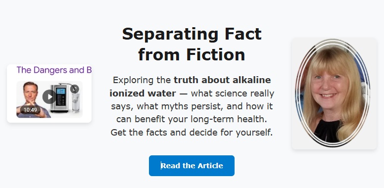 Negatives of Alkaline Ionized Water: Fact-Checked and Explained Negatives of Alkaline Ionized Water: Fact-Checked and Explained