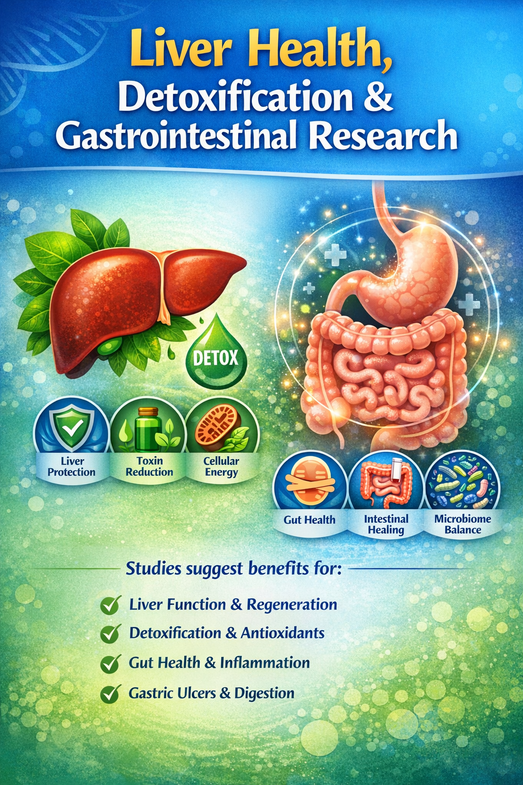 Liver Health, Detoxification & Gastrointestinal Research
