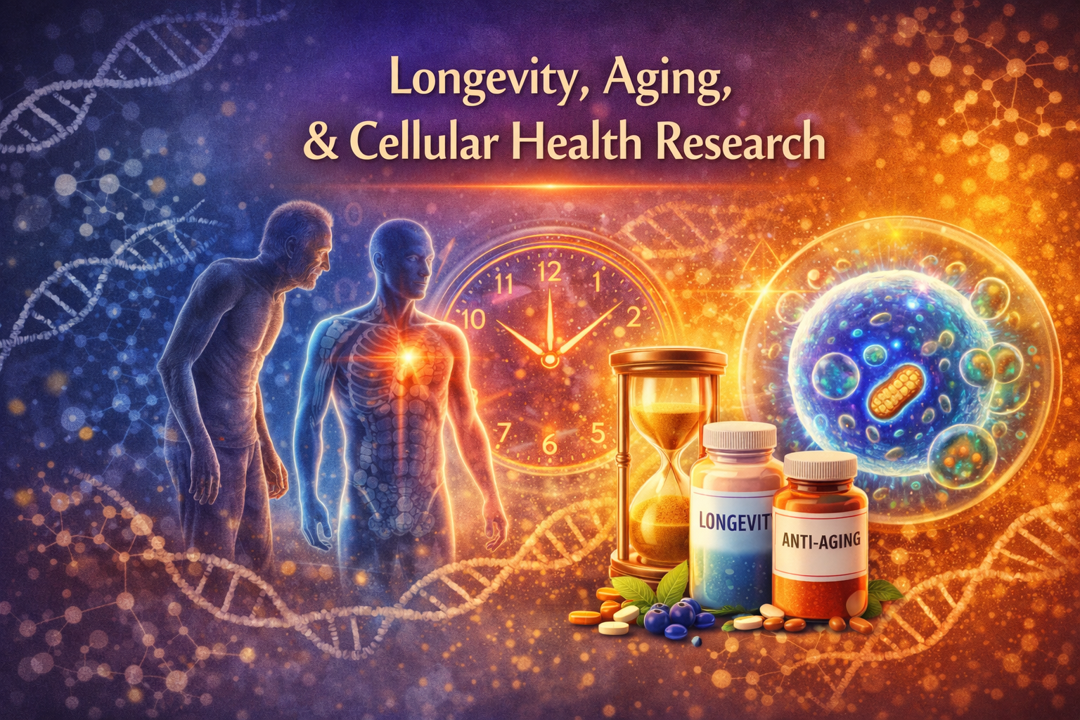 Longevity, Aging, & Cellular Health Research
