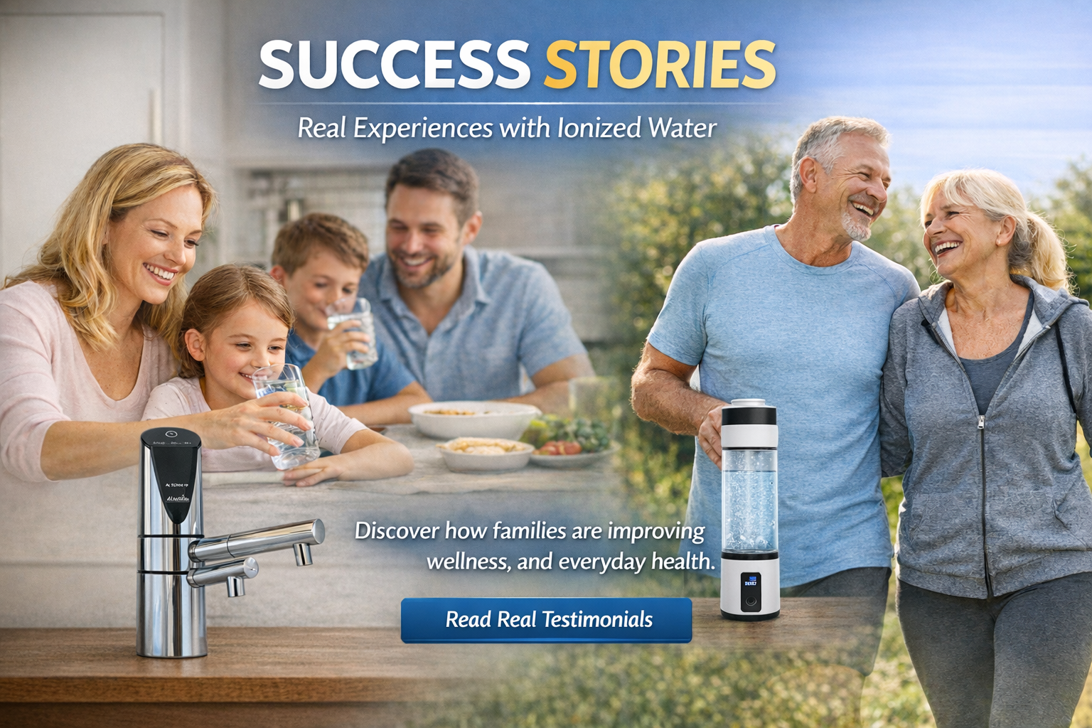Remedies Testimonials Drinking Ionized Water