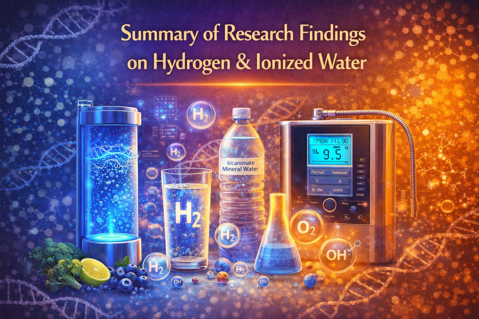 Summary of Research Findings on Hydrogen & Ionized Water